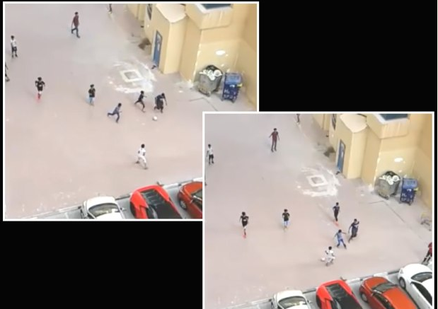 世界級(jí)豪車——蘭博基尼 在迪拜被當(dāng)“球門”,隨便射？-鋒巢網(wǎng)