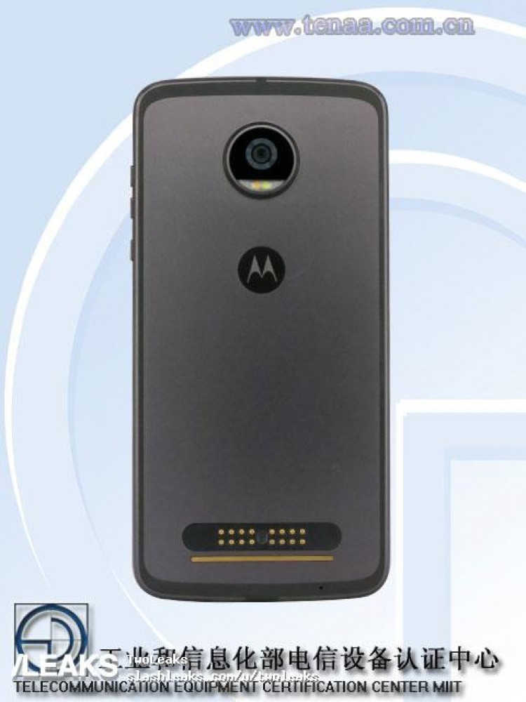 Moto Z2 Play工信部亮相 外觀變化不大電池縮水-鋒巢網
