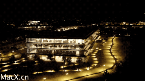 宛如地球HOME鍵：蘋果新總部夜景夢幻-鋒巢網(wǎng)