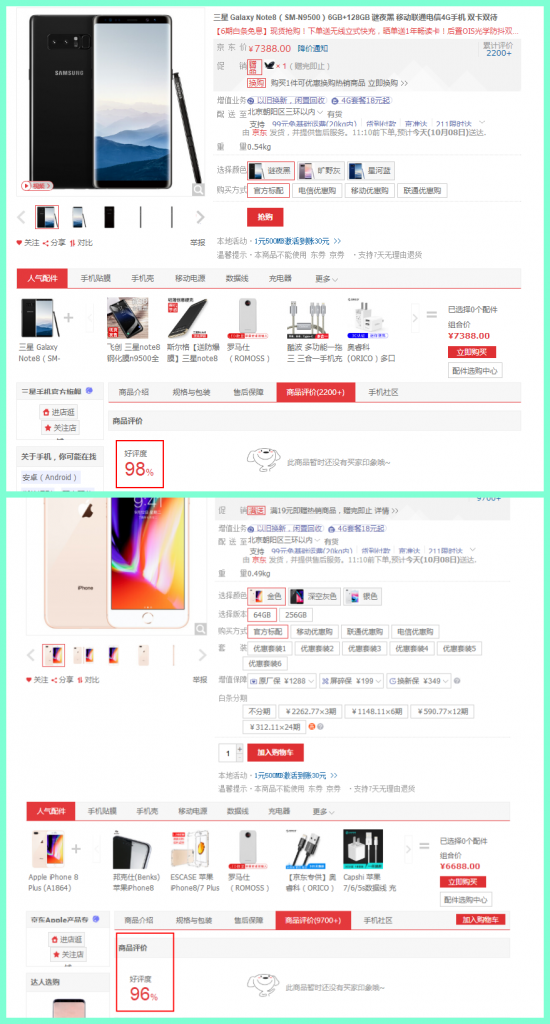 98%的京東好評率 三星Galaxy Note8是如何做到的-鋒巢網(wǎng)