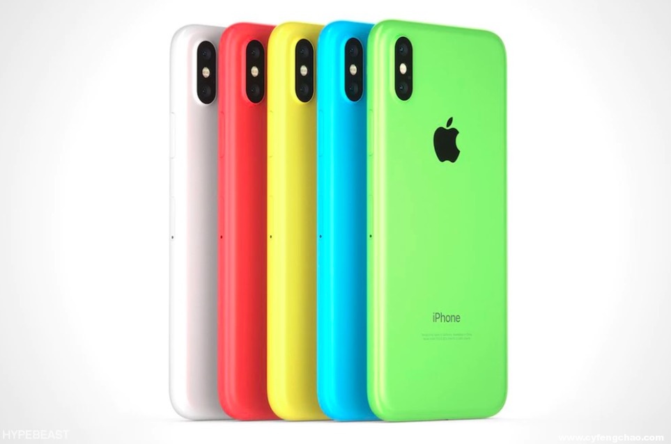 iPhone X 低階版 iPhone Xc渲染圖來(lái)了-鋒巢網(wǎng)