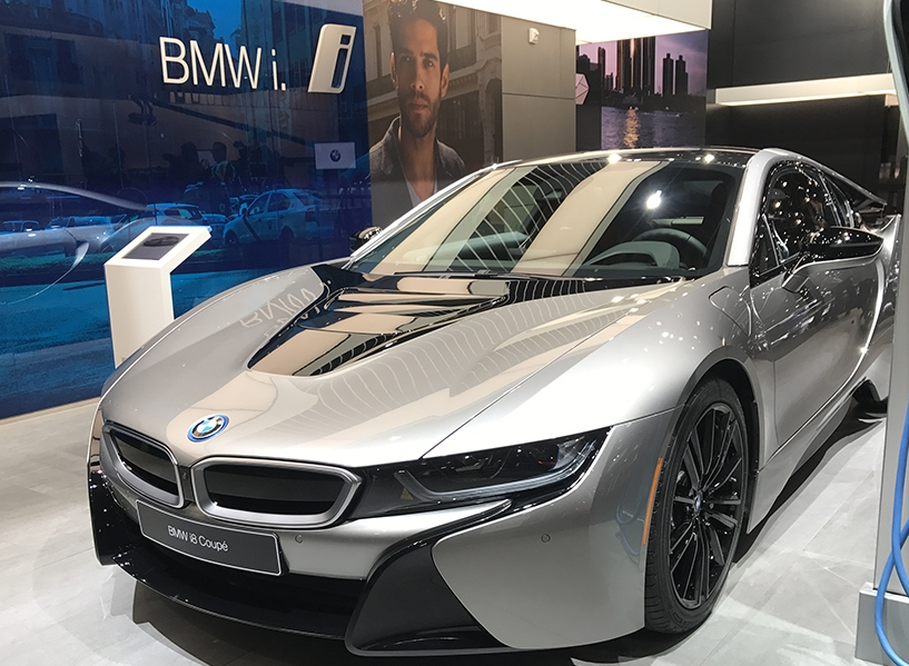 經(jīng)典的延續(xù)：新款寶馬i8 Coupe亮相北美車展-鋒巢網(wǎng)