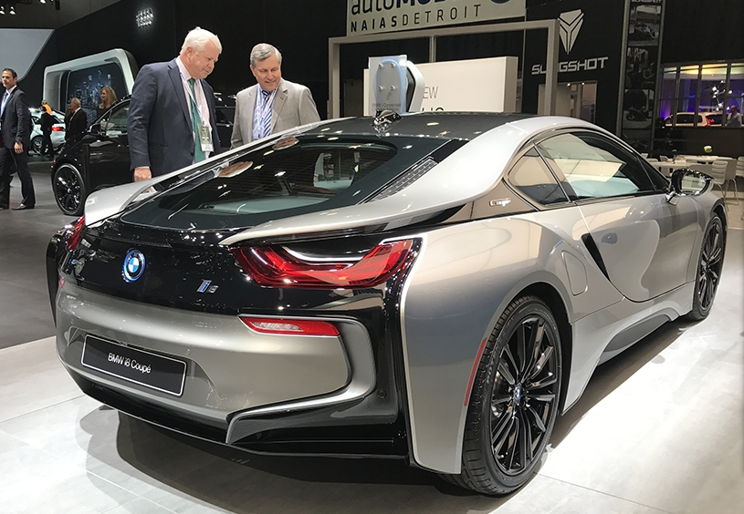 經(jīng)典的延續(xù)：新款寶馬i8 Coupe亮相北美車展-鋒巢網(wǎng)