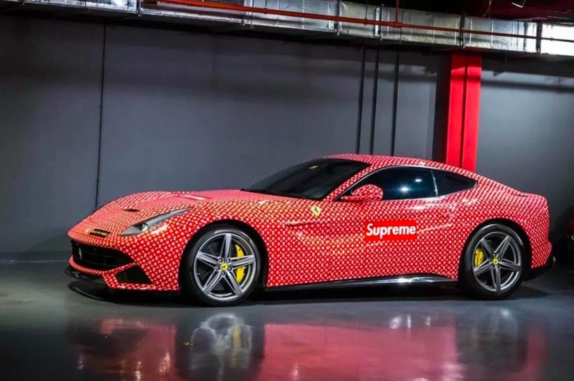 迪拜富二代出售法拉利 F12 Supreme x Louis Vuitton定制跑車-鋒巢網(wǎng)