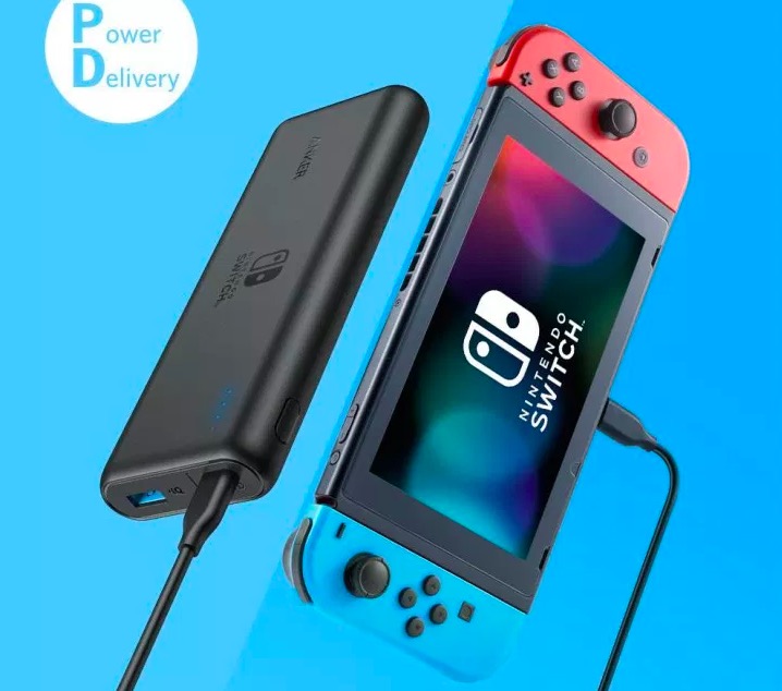 Anker推出官方認(rèn)證的 Switch 移動(dòng)充電寶-鋒巢網(wǎng)