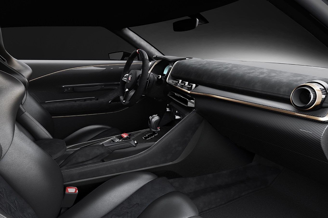 GT-R50 概念跑車 碳灰、金配色夠霸道！-鋒巢網(wǎng)