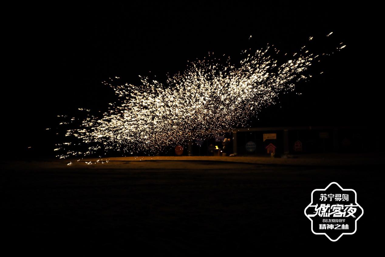 華為、美孚等31家大牌牽手蘇寧 818打造沙漠“燃客夜”-鋒巢網