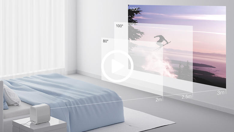 大屏幕才過癮！小米米家投影儀陪你看大片-鋒巢網(wǎng)