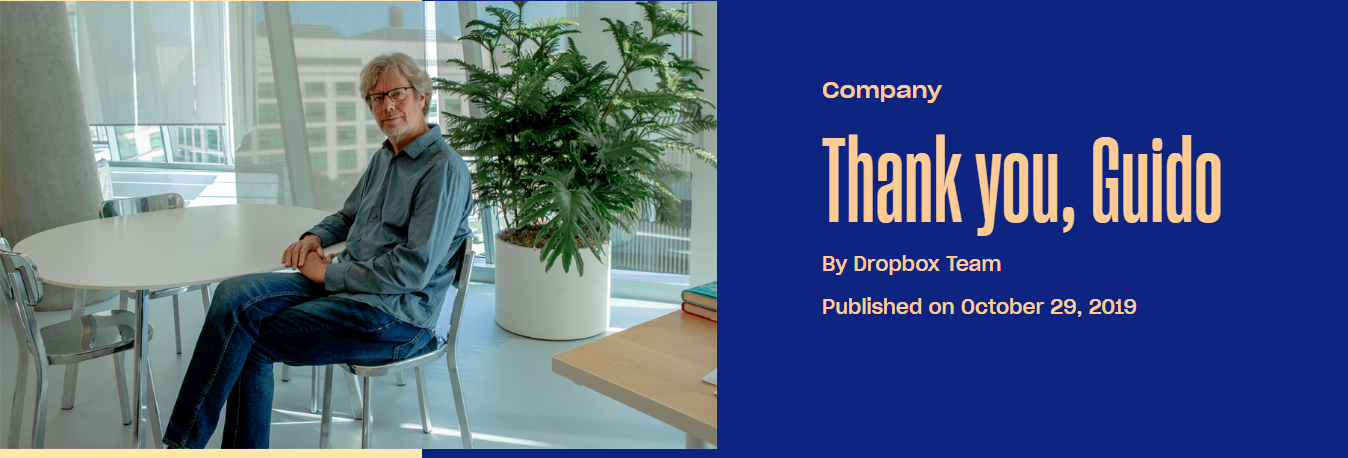 Guido van Rossum離職，Python之父正式宣布退休-鋒巢網(wǎng)