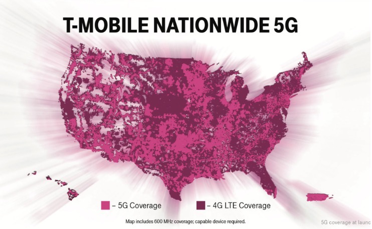 T-Mobile在美國(guó)全境發(fā)布600MHz的5G，但直到12月6日之前沒有人可以使用它-鋒巢網(wǎng)