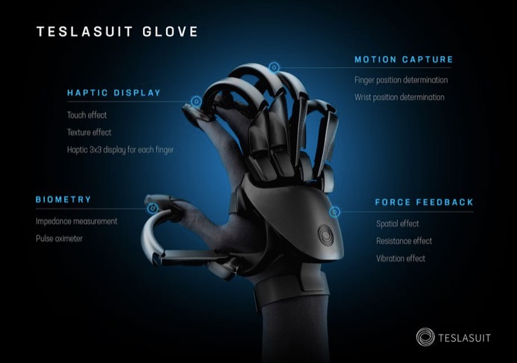 Teslasuit的新型VR手套可以讓你感受虛擬物體并追蹤脈搏-鋒巢網(wǎng)