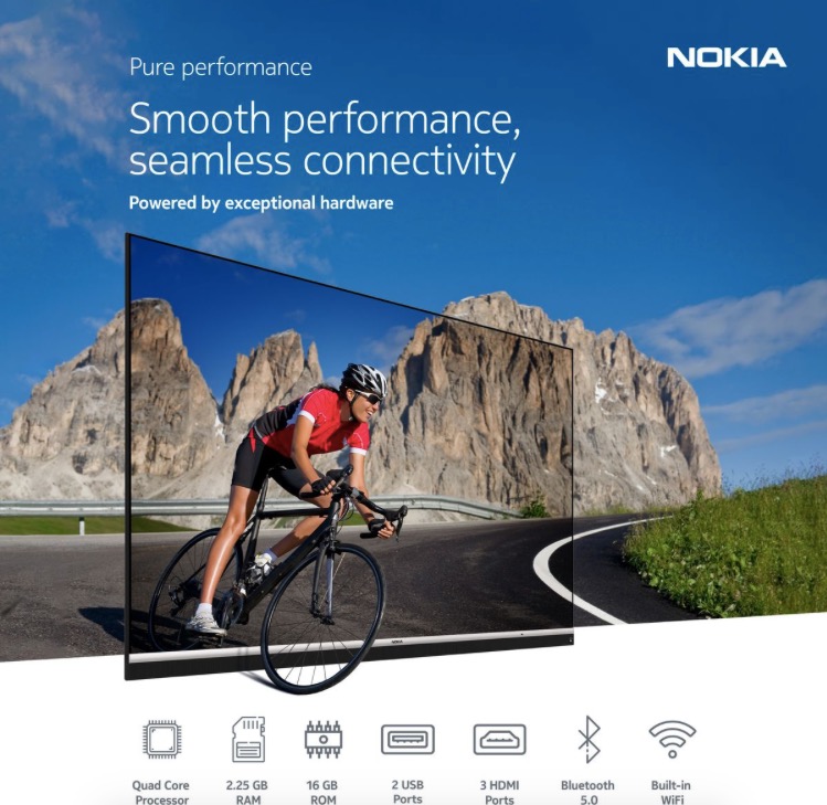 諾基亞的第一款品牌智能電視剛剛亮相-鋒巢網(wǎng)