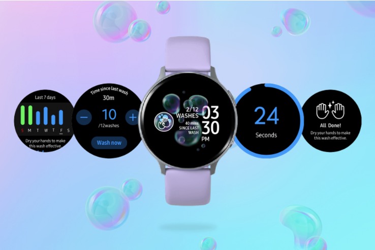 三星的智能手表有洗手提醒和定時器應(yīng)用程序-鋒巢網(wǎng)