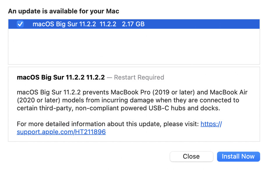 蘋果發(fā)布macOS更新，以防止第三方基座和加密狗的損害-鋒巢網(wǎng)