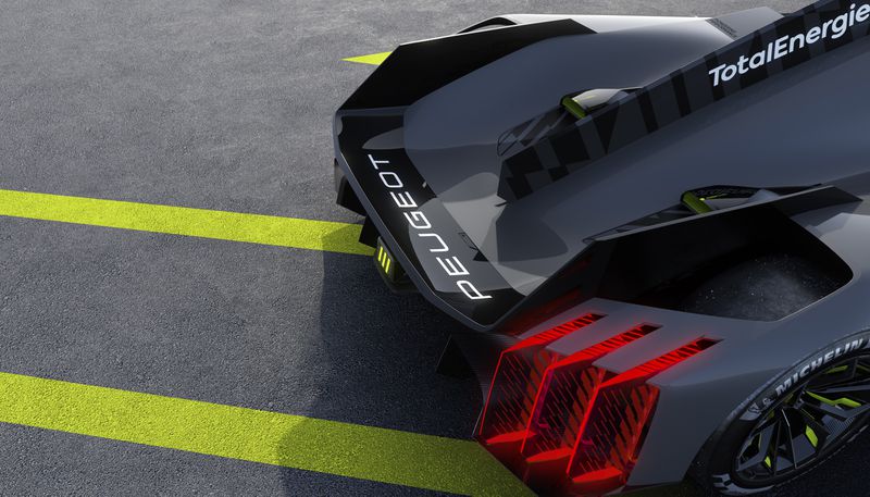 標(biāo)致汽車展示一款邪惡的無翼超跑-鋒巢網(wǎng)